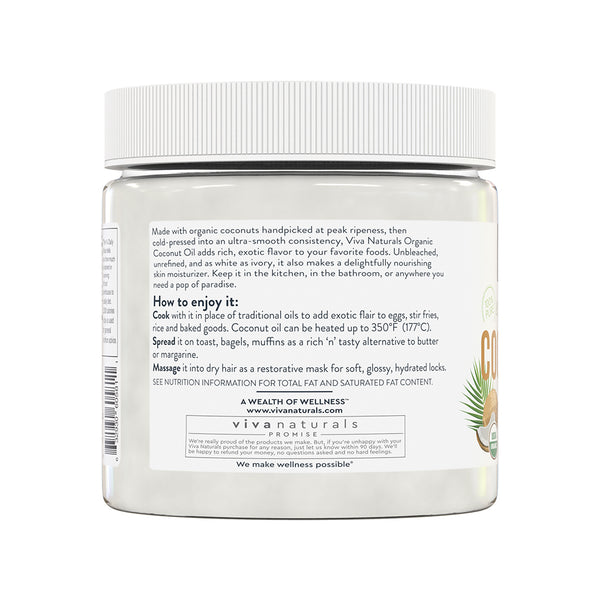 Organic Coconut Oil, Virgin