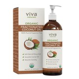 Viva Naturals Organic Fractionated Coconut Oil Box and Bottle