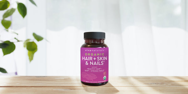 Your New Self-Care Superstar: Organic Hair + Skin & Nails* Vitamins