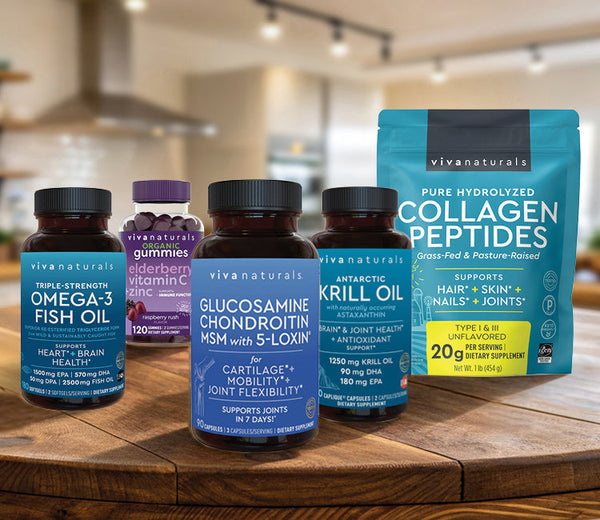 Restock Your Supplement Cabinet with Viva Naturals