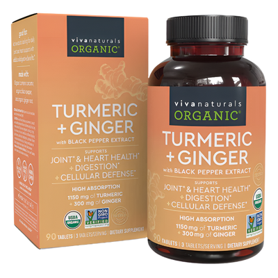 Organic Turmeric + Ginger