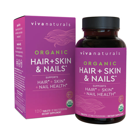 viva naturals glutathione Organic Hair + Skin & Nails*