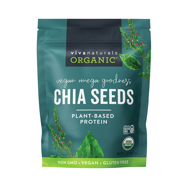 chia seeds from plant Viva Naturals Chia Seeds