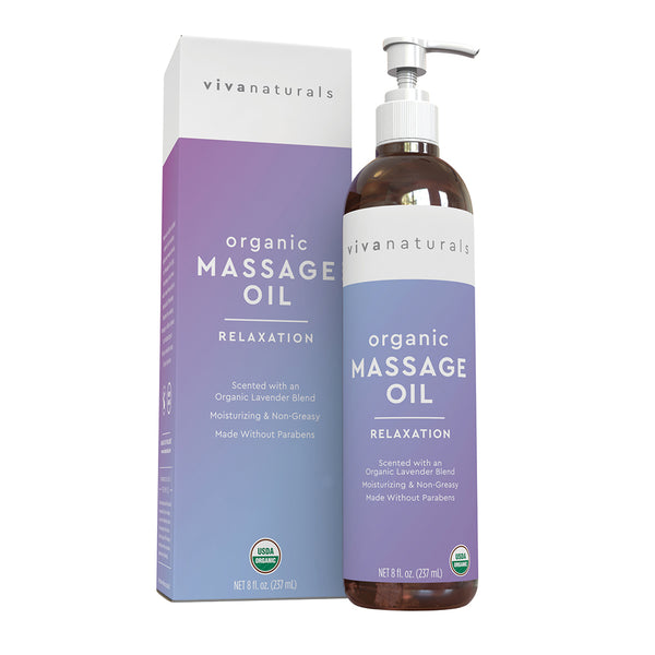 Organic Massage Oil Viva Naturals Organic Massage Oil Viva Naturals