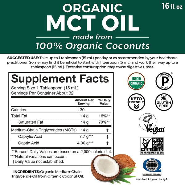 Viva Naturals Organic MCT Oil Viva Naturals Organic MCT Oil