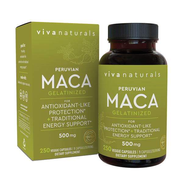 Viva Naturals Maca Powder Capsules MACA BOX