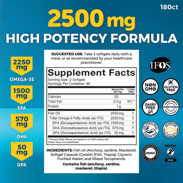 Fish Oil, Triple-Strength Omega-3