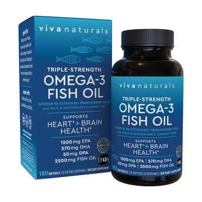 Fish Oil, Triple-Strength Omega-3