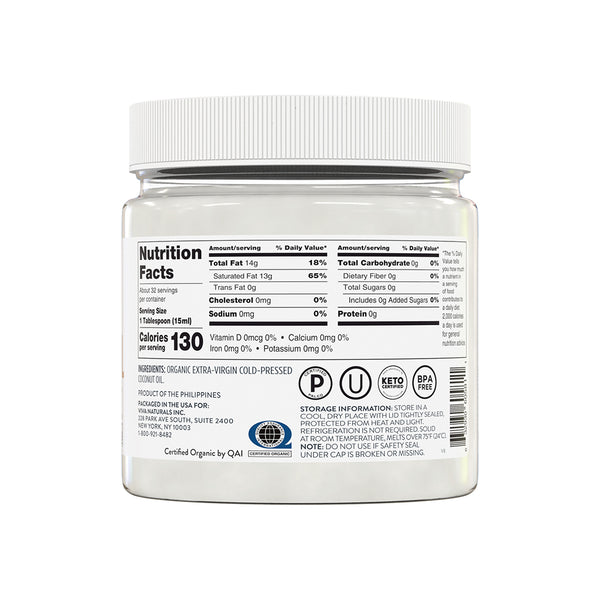 Organic Coconut Oil, Virgin