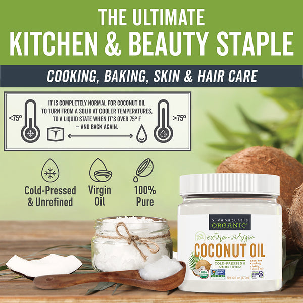 Viva Naturals Organic Coconut Oil Viva Naturals Organic Coconut Oil