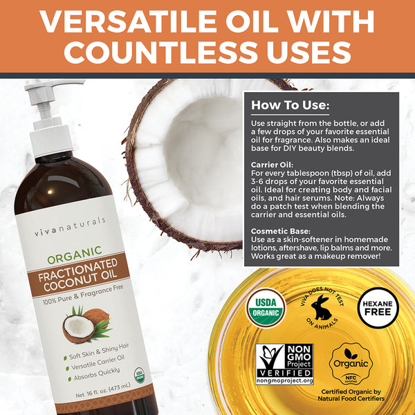 Fractionated Coconut Oil