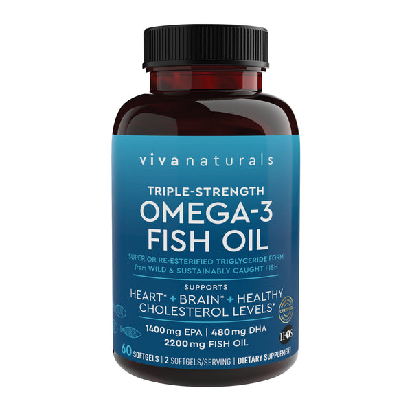 Fish Oil, Triple-Strength Omega-3