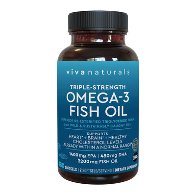 Fish Oil, Triple-Strength Omega-3