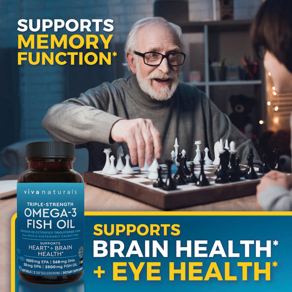 Fish Oil, Triple-Strength Omega-3