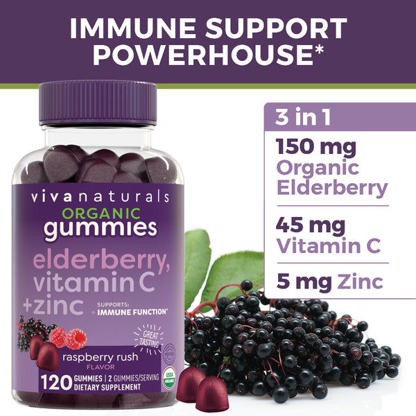 Organic Elderberry Gummies