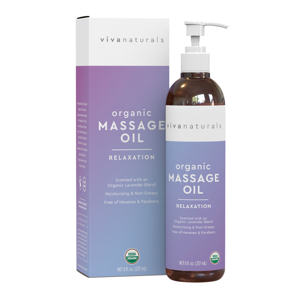 Organic Massage Oil Viva Naturals
