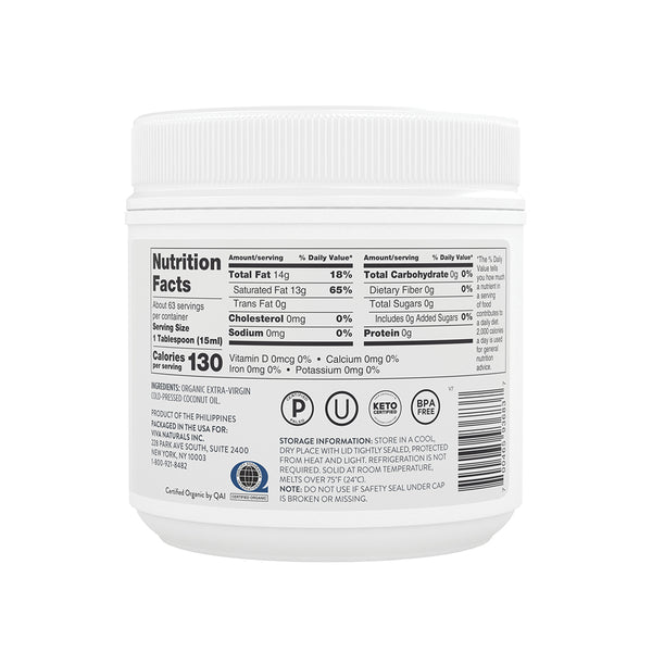 Organic Coconut Oil, Virgin