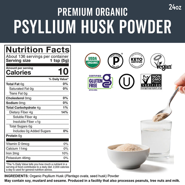 Organic Psyllium Husk Powder