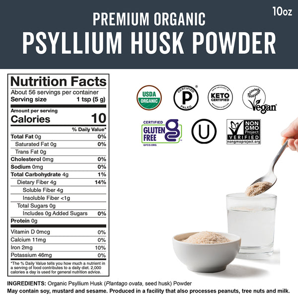 Organic Psyllium Husk Powder