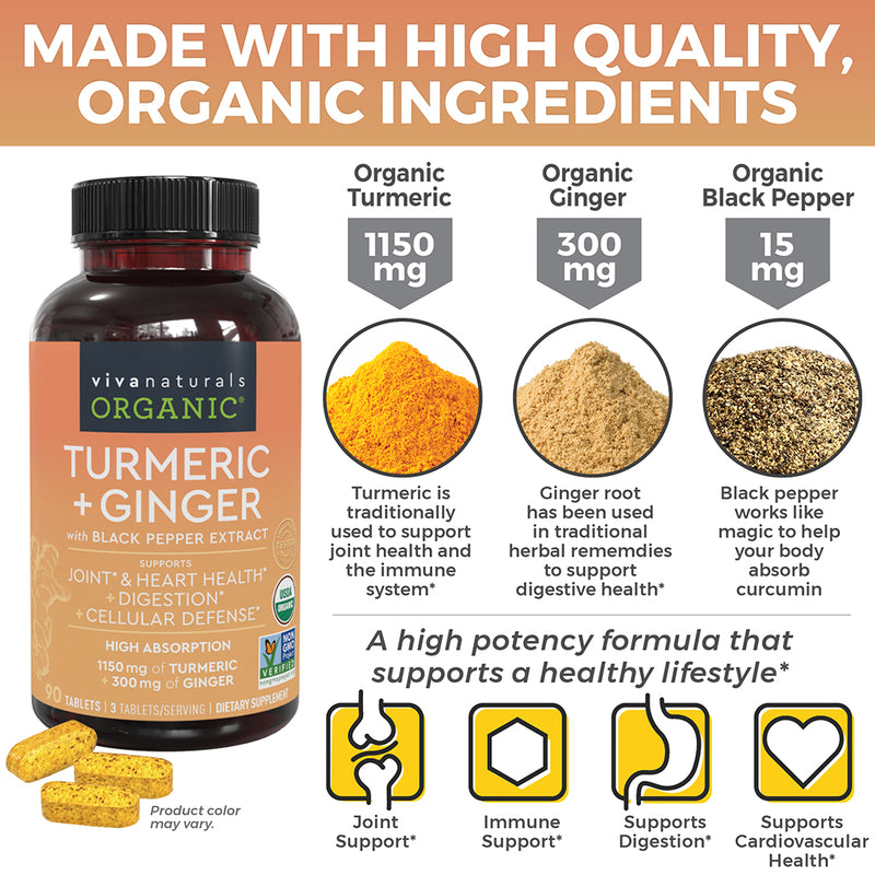 Organic Turmeric + Ginger