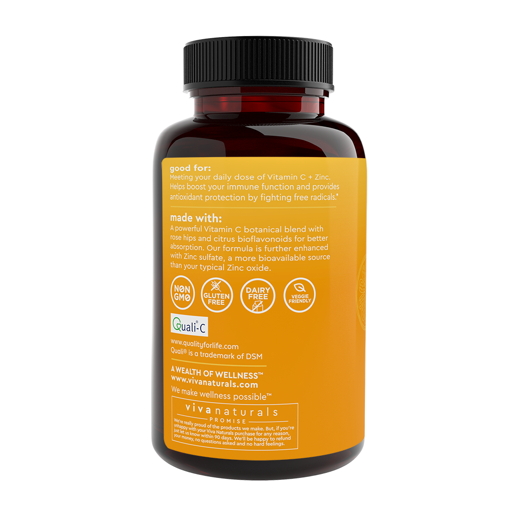 Vitamin C with Zinc Viva Naturals